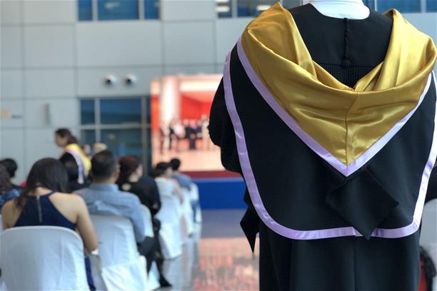 Chua Thian Poh Scholar at graduation ceremony