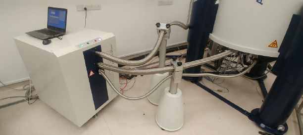 CryoProbe in operation.