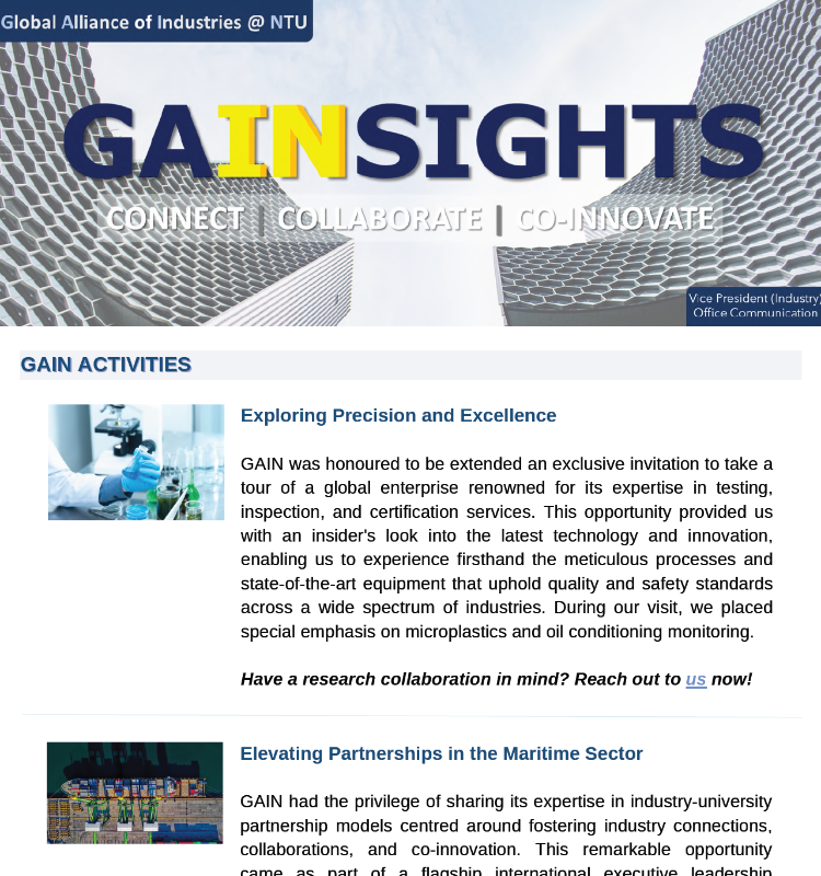 GAIN Newsletter Oct 2023 - thumbnail