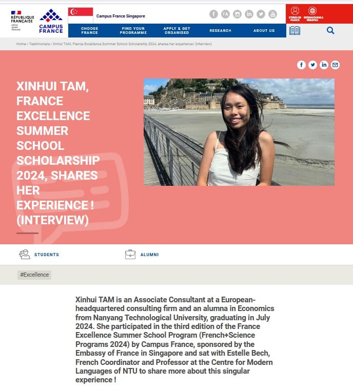 Campus France article header