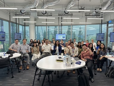 group photo of cradle connects Exploring Careers Research Collaborations in Singapore & Beyond