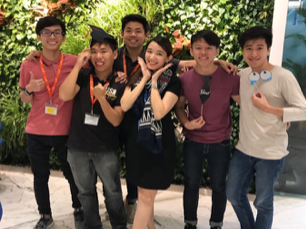 International Trading Programme students posing for a fun group photo