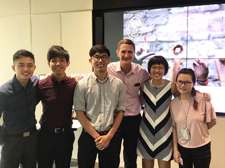 Interns from the Maritime Studies with International Trading Specialisation Programme