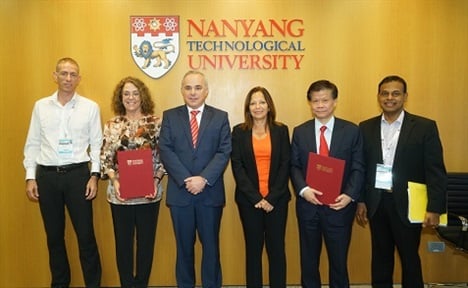 LOI signing between NTU and Ben-Gurion University
