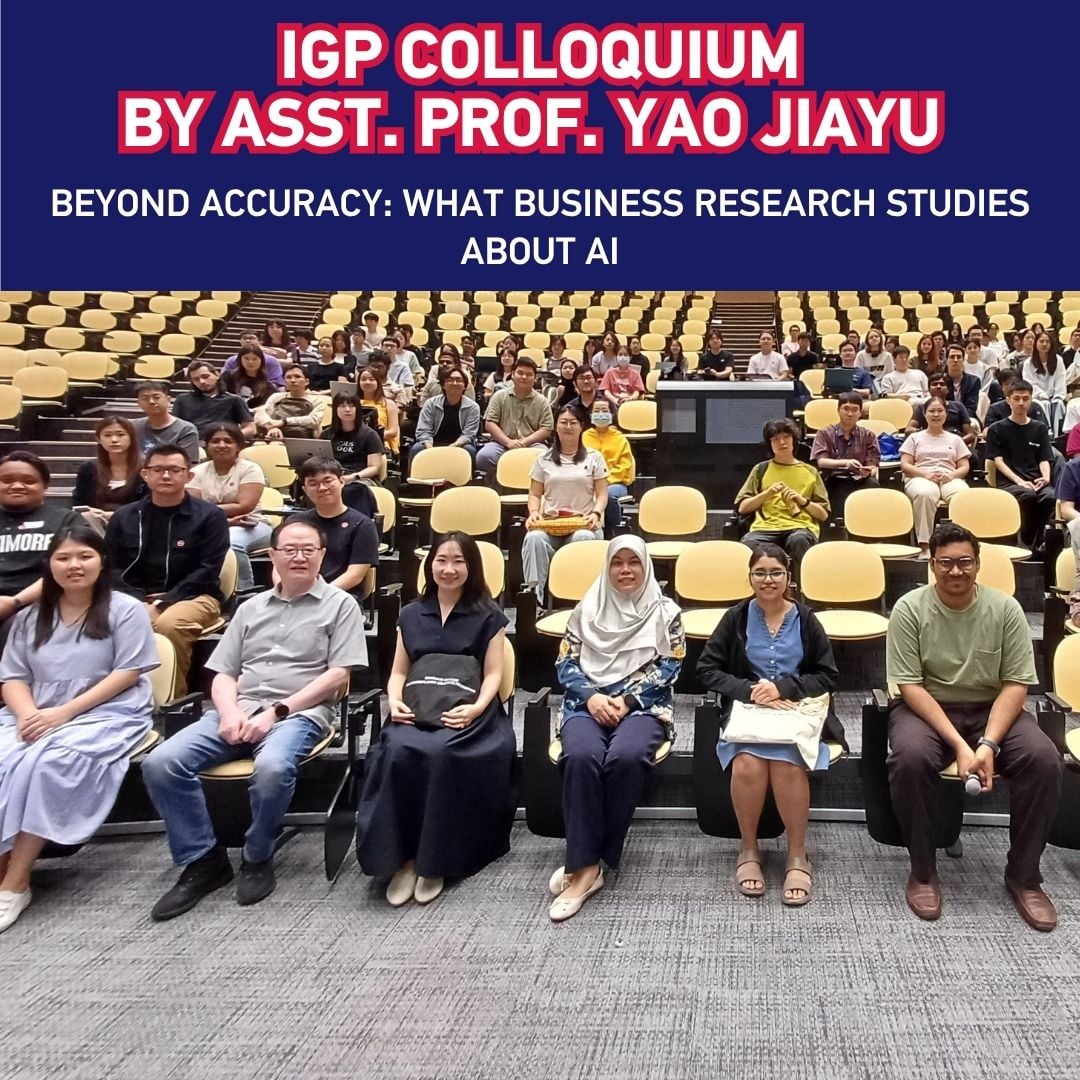 IGP Colloquium Group Shot with Prof Yao and Students