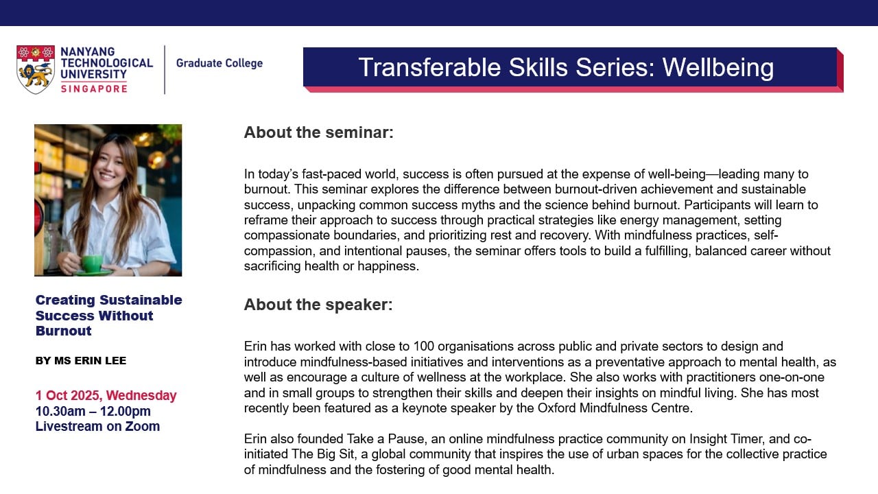 1 Oct Creating Sustainable Success Without Burnout