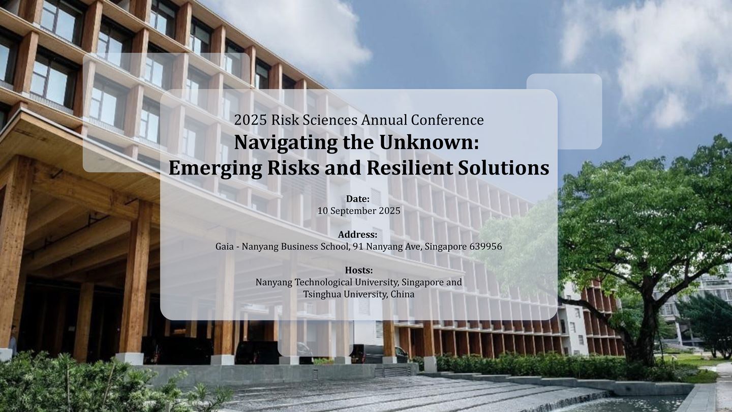 2025 Risk Sciences Annual Conference