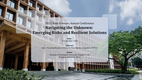 2025 Risk Sciences Annual Conference