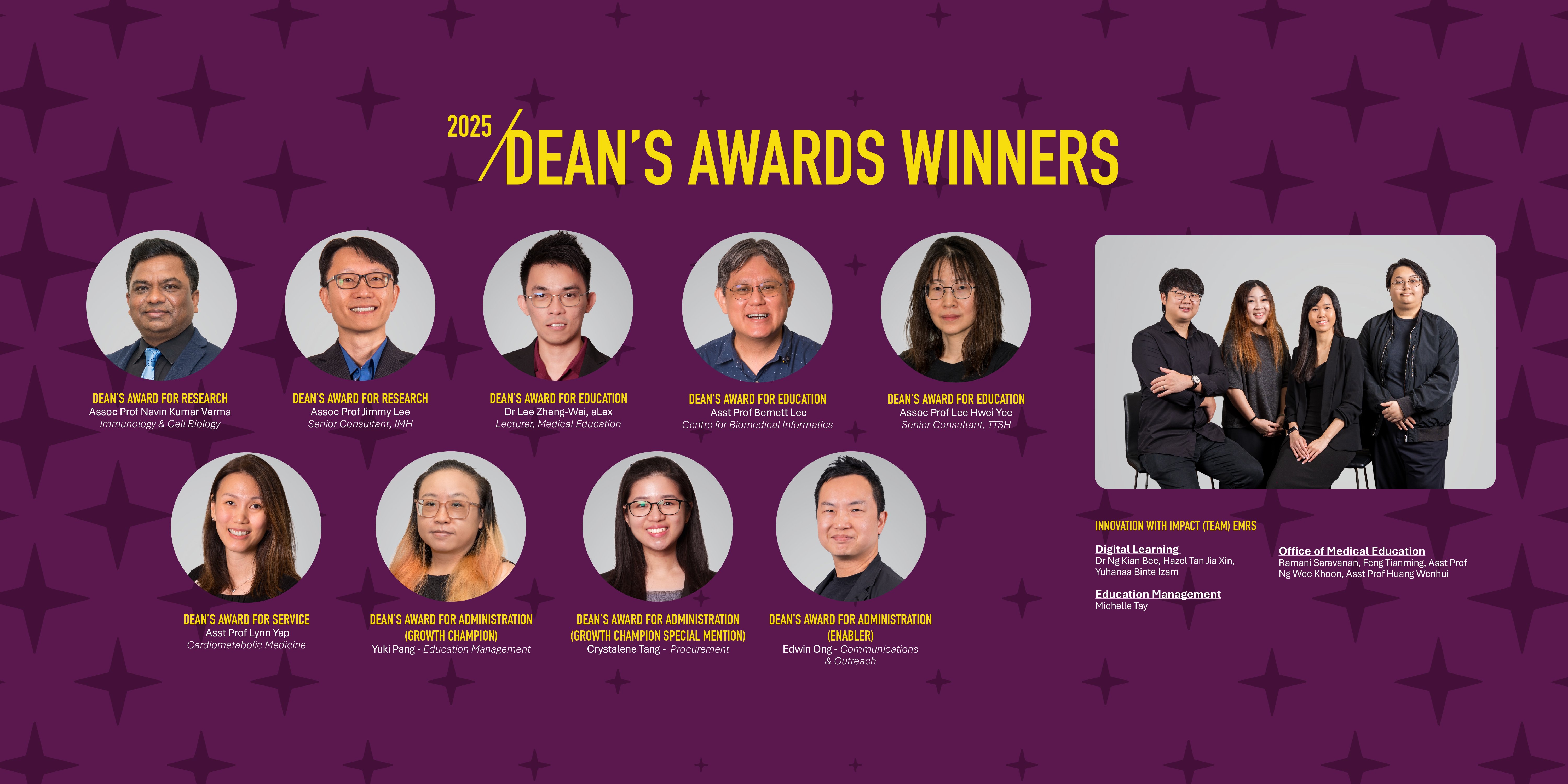 deans awards 2025