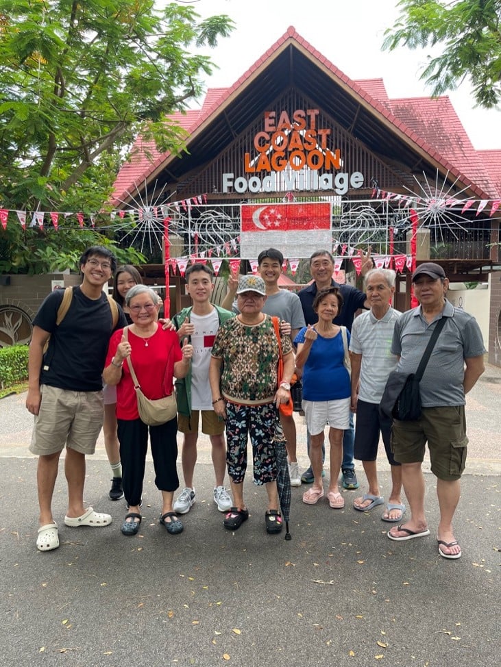 Dr Joseph Sung with A good Meal Elderly