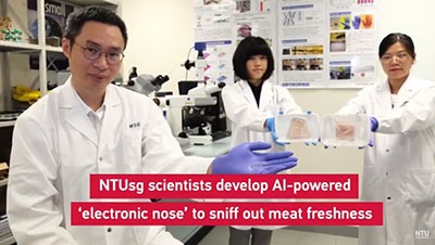 AI-powered 'electronic nose" to sniff out meat freshness