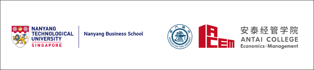 Logos for Nanyang Technological University, Singapore and Shanghai Jiao Tong University, Shanghai | Two world-renowned universities, one strong alliance