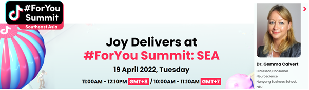 Joy Delivers at #ForYou Summit: SEA - Dr Gemma Calvert