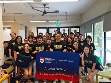 NTU NBS Alumni Association_Spreading Love Together event