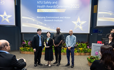NEWRI's bronze award NTU Safety Health Awards 2025