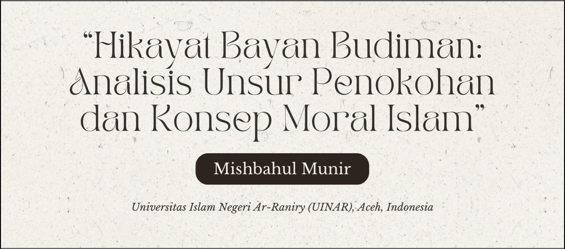 6. Mishbahul Munir
