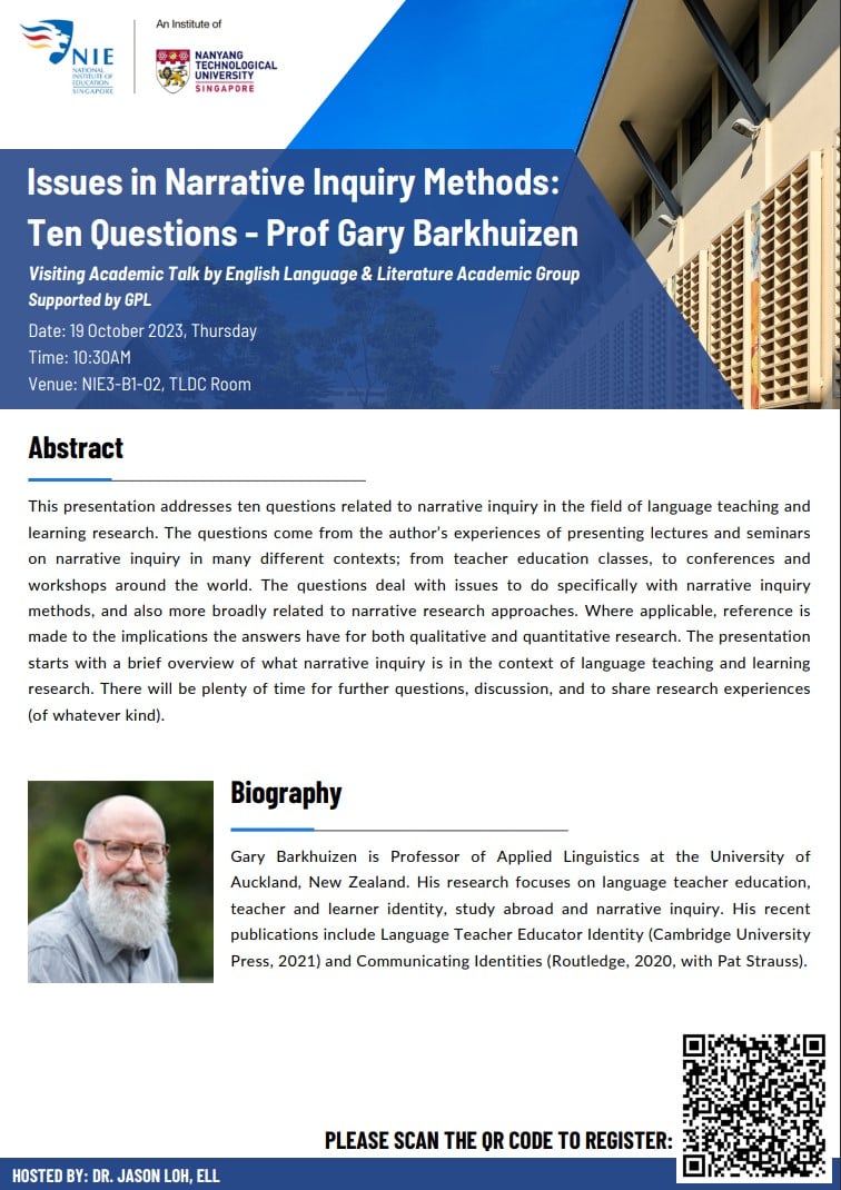 Talk by Gary Barkhuizen