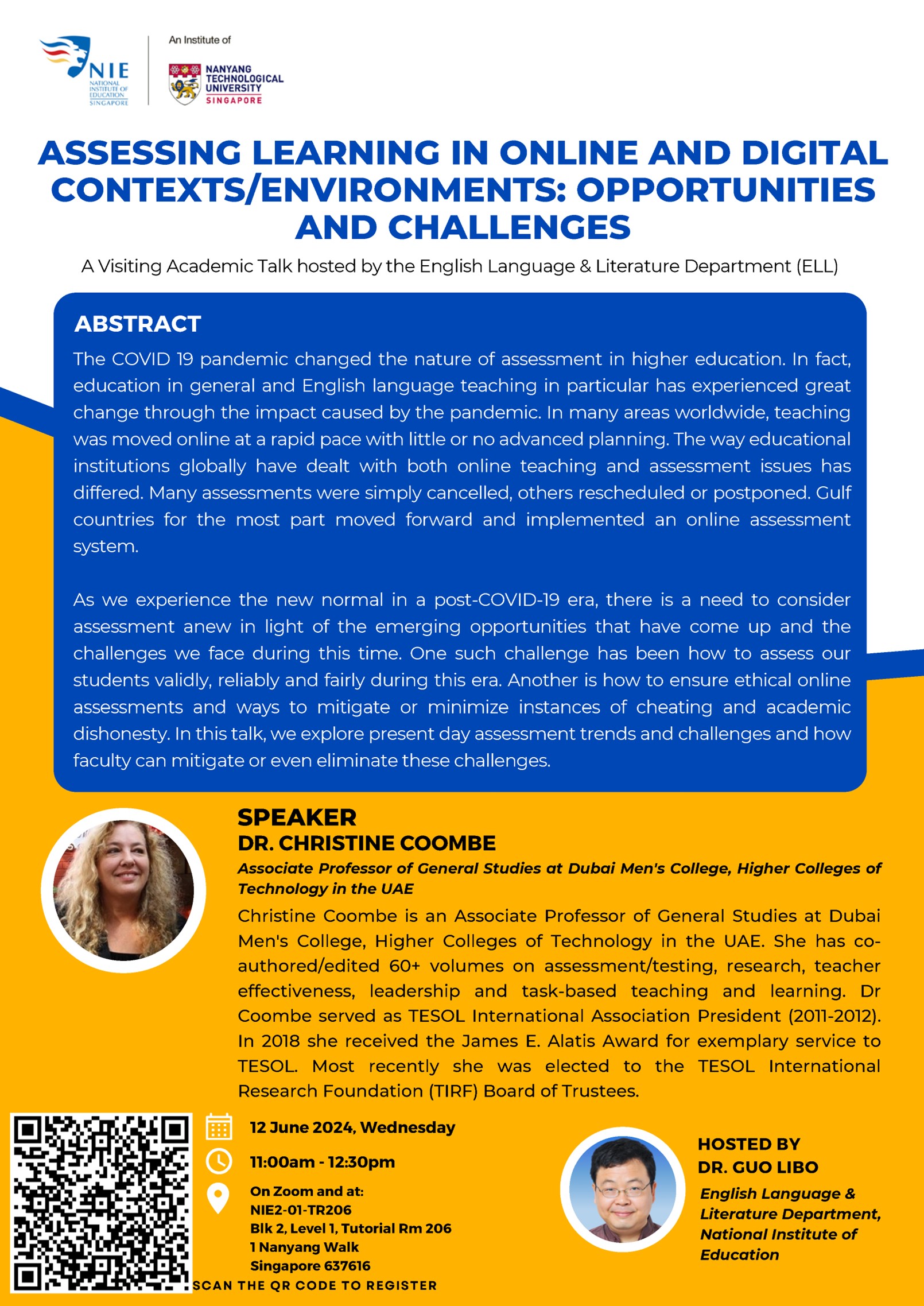 Talk by Dr Coombe (12Jun24)