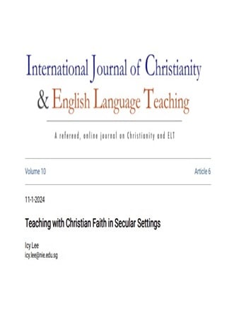 International Journal of Christianity and English Language Teaching (Icy2024)