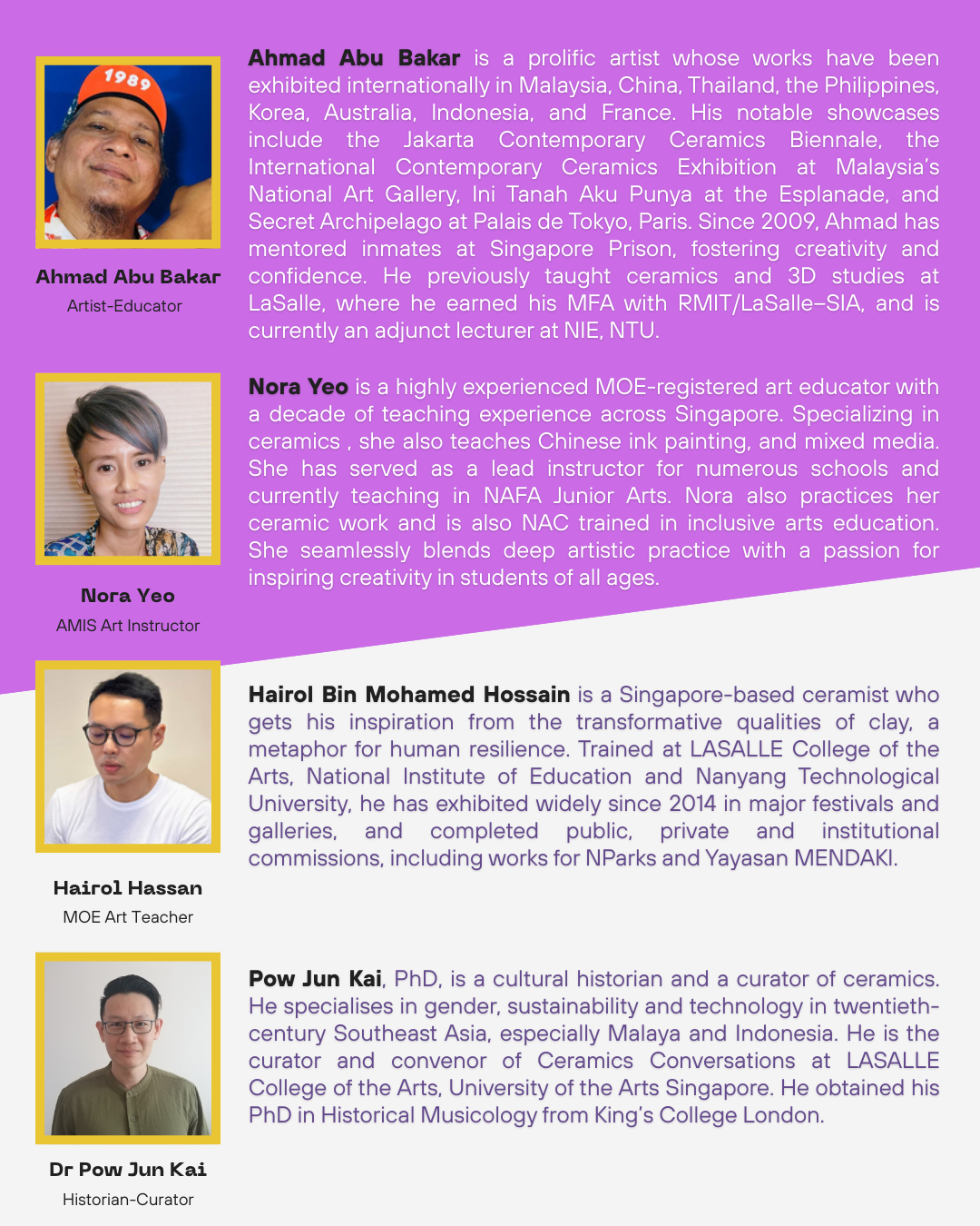 CARE Ceramics Conversation Feb 2026 - Bios