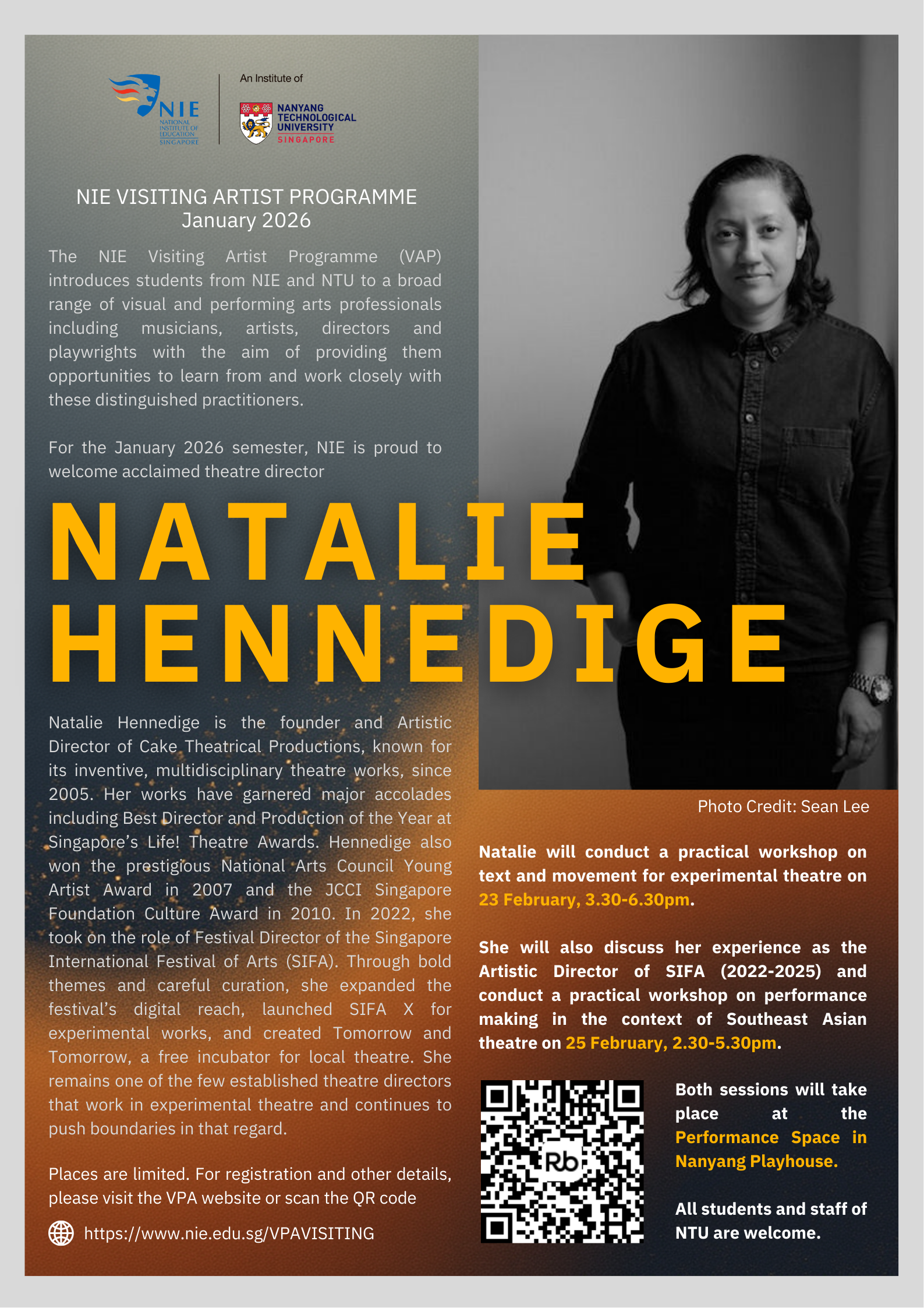 VPA Visiting 2026 Natalie Hennedige