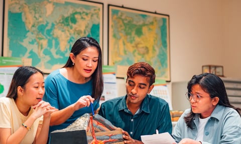 NIE student teachers learning