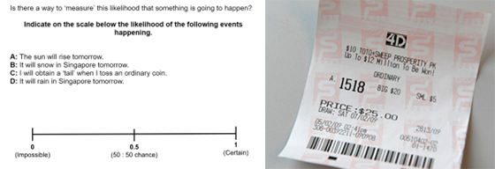 Lesson on probability