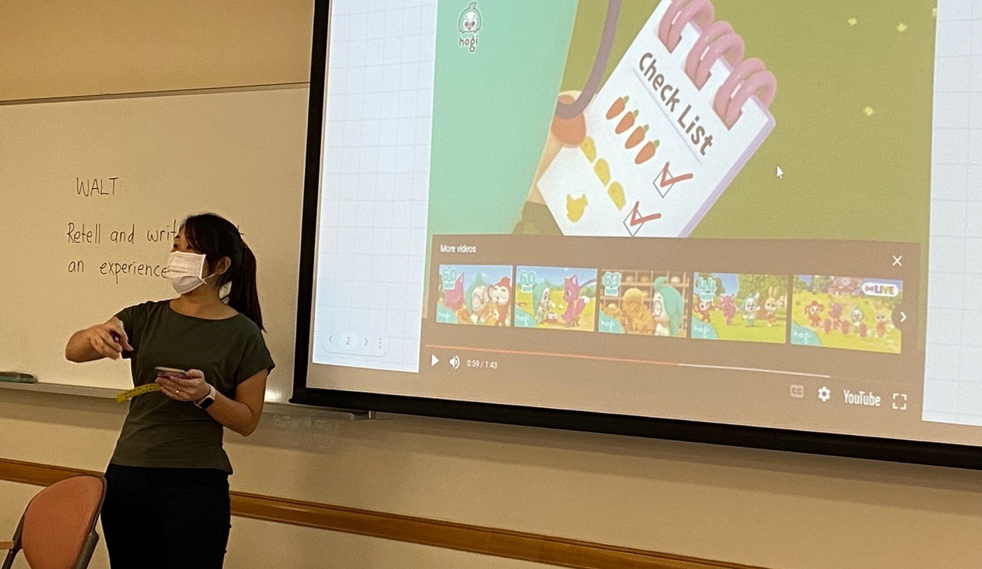 Picture taken during MLEA microteaching lesson