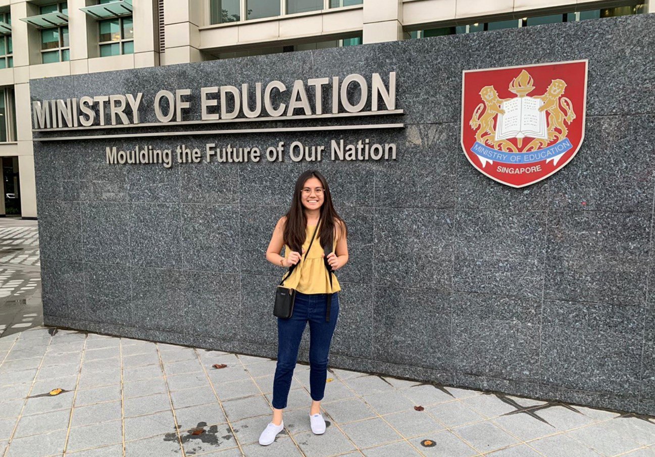 The day I signed my teacher training agreement at the MOE Headquarters.