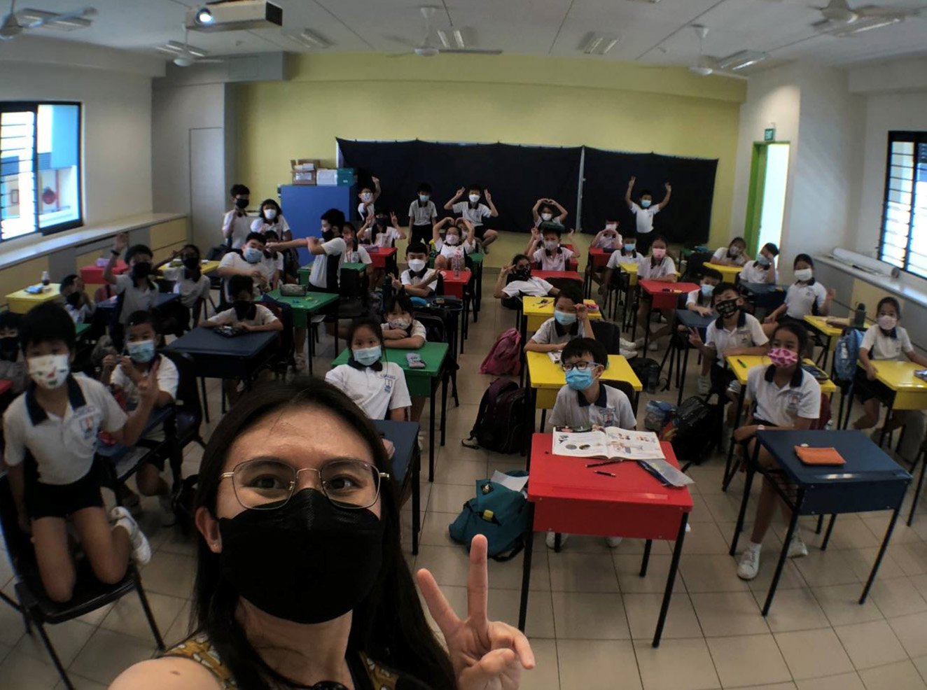 The day I signed my teacher training agreement at the MOE Headquarters.